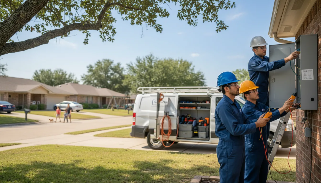 Certified electrician providing emergency electrical services in Tolna, ND